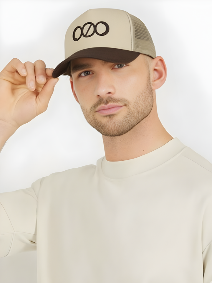 Casquette – Marron/beige