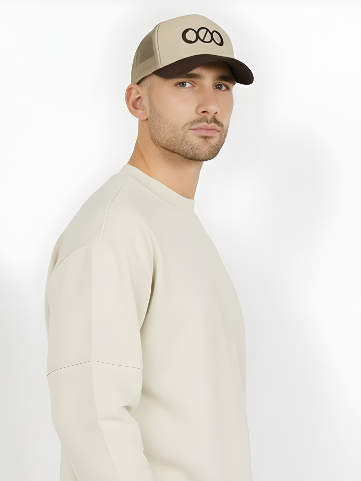 Casquette – Marron/beige